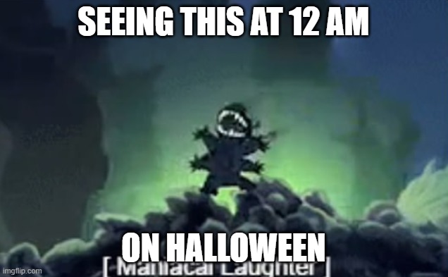 stitch laughing | SEEING THIS AT 12 AM; ON HALLOWEEN | image tagged in stitch laughing,disney,creepy | made w/ Imgflip meme maker