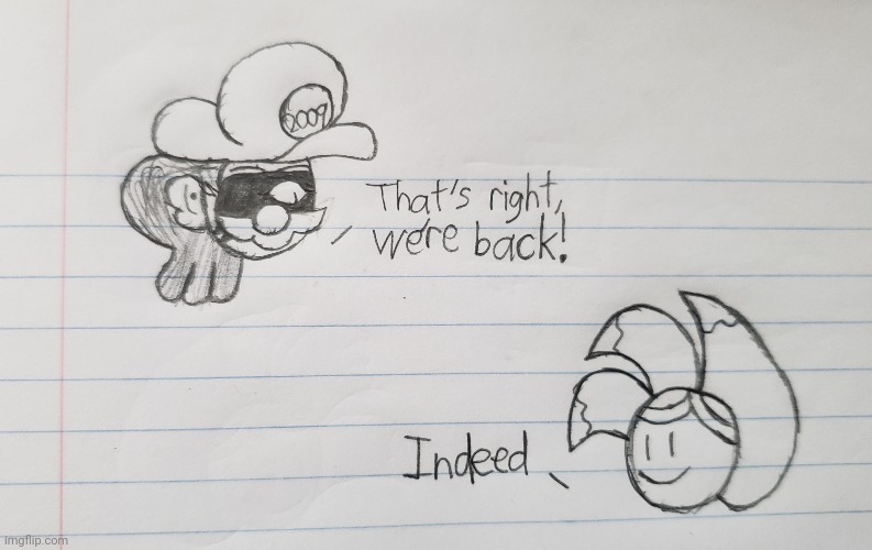 Goofy ahh doodle in class: Grand Return | image tagged in school,class,drawing | made w/ Imgflip meme maker