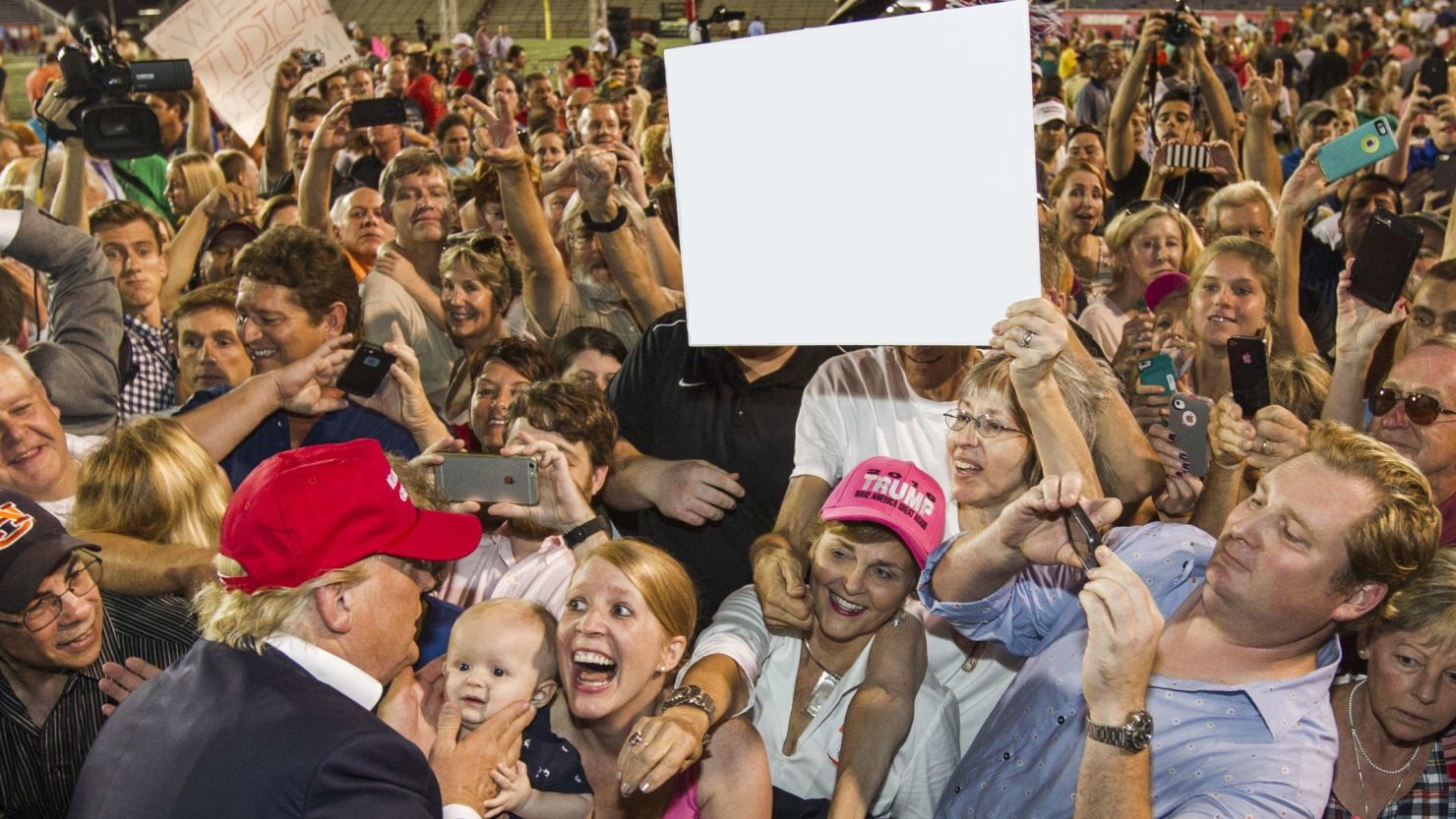 High Quality Trump Supporters Blank Meme Template