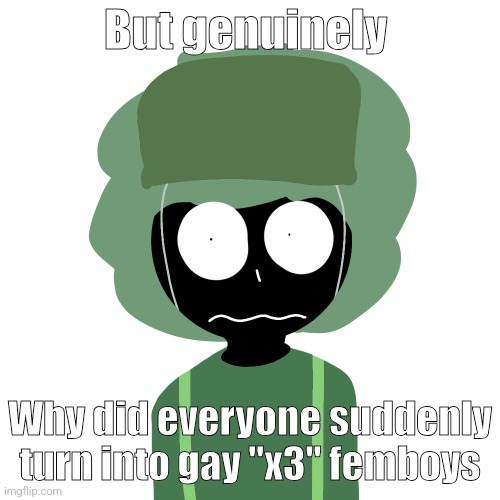 When i joined everyone was literally level infinity homophobic | But genuinely; Why did everyone suddenly turn into gay "x3" femboys | image tagged in ermmm what the ben 2 | made w/ Imgflip meme maker