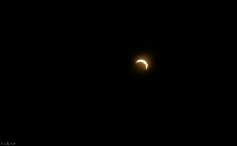 The eclipse | image tagged in solar eclipse | made w/ Imgflip meme maker