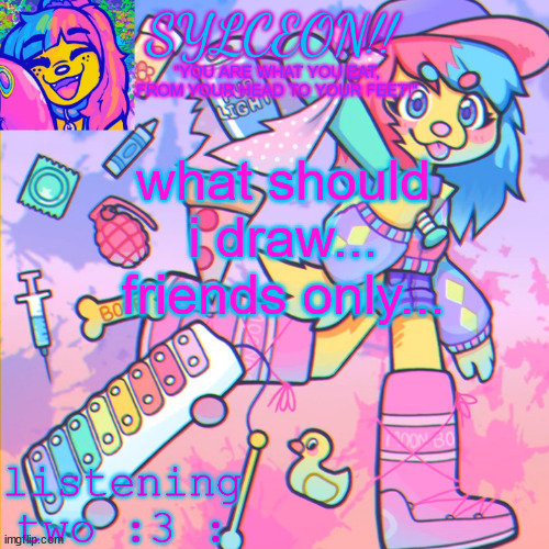 THIS IS SYLCEON SPEAKJIN AND UR LISTENIN 2 4LUNG!! | what should i draw... friends only... | image tagged in this is sylceon speakjin and ur listenin 2 4lung | made w/ Imgflip meme maker