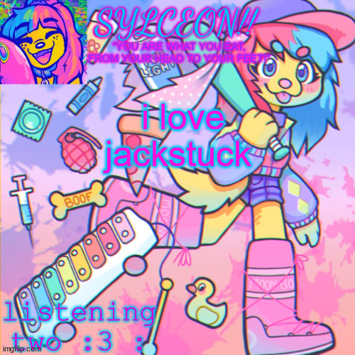 THIS IS SYLCEON SPEAKJIN AND UR LISTENIN 2 4LUNG!! | i love jackstuck | image tagged in this is sylceon speakjin and ur listenin 2 4lung | made w/ Imgflip meme maker