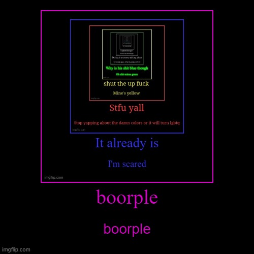 boorple | boorple | image tagged in funny,demotivationals | made w/ Imgflip demotivational maker