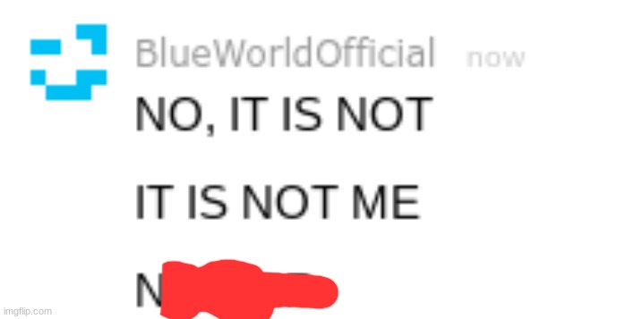 blue is actually mad lmao | made w/ Imgflip meme maker