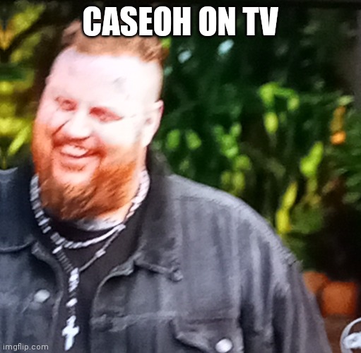 Caseoh!!!! | CASEOH ON TV | image tagged in caseoh on tv | made w/ Imgflip meme maker