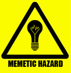 SCP Memetic Hazard Label Blank Meme Template