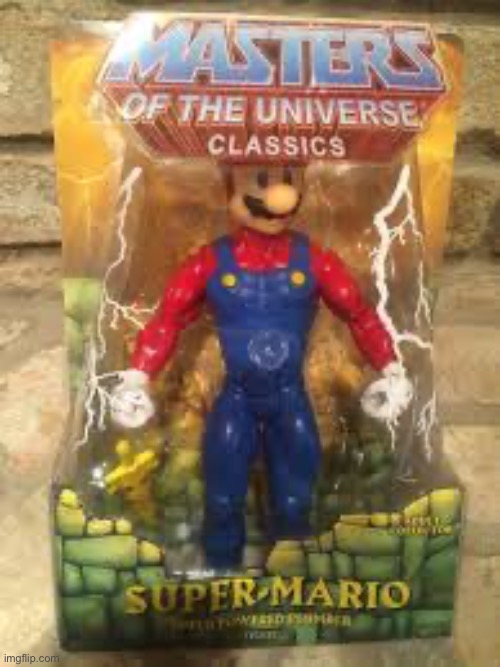 super-powered plumber... adult collector | made w/ Imgflip meme maker