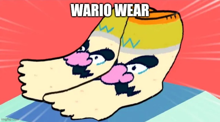 Creative title, possibly with a pun. | WARIO WEAR | image tagged in wario,super mario | made w/ Imgflip meme maker