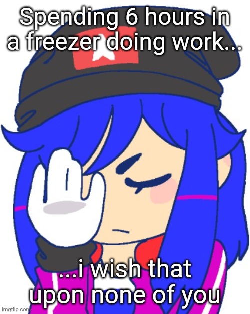 I love how much i get paid but d a m n, it can be hell sometimes | Spending 6 hours in a freezer doing work... ...i wish that upon none of you | image tagged in pie charts | made w/ Imgflip meme maker