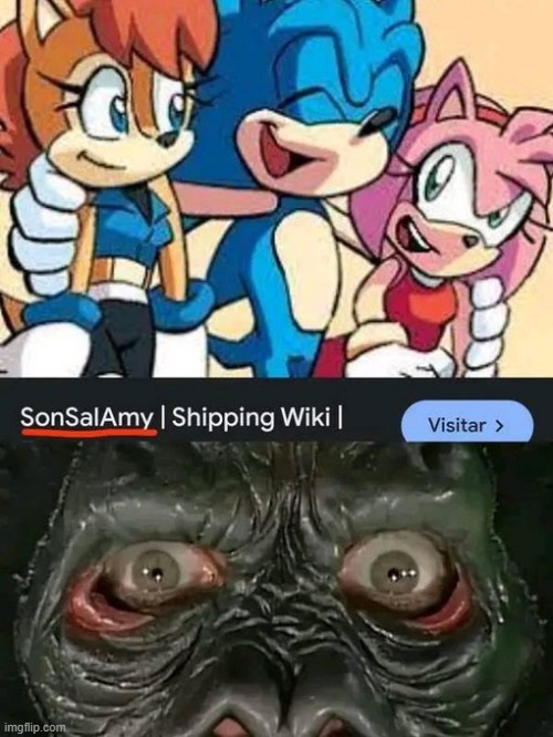 now i see why sonic shipping is clowned on | made w/ Imgflip meme maker