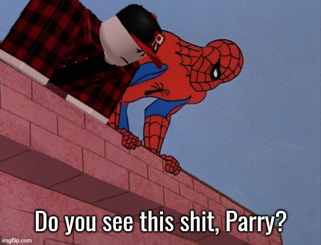 Do you see this shit, Parry? | image tagged in do you see this shit parry | made w/ Imgflip meme maker