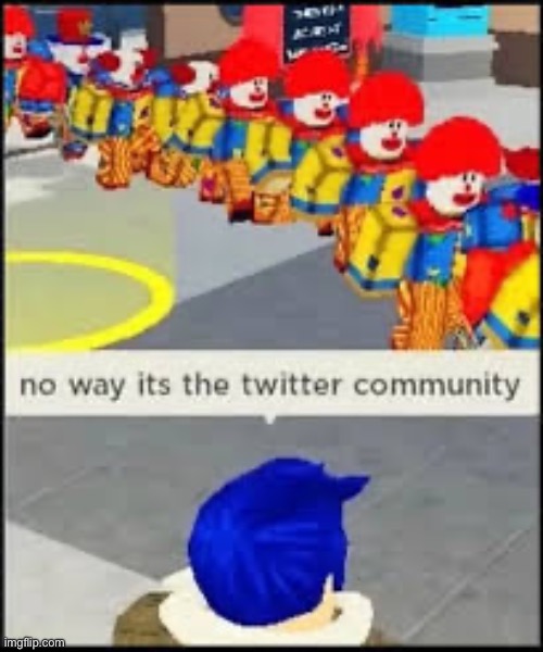 no way its the twitter community (don’t take it seriously) | image tagged in no way its the | made w/ Imgflip meme maker