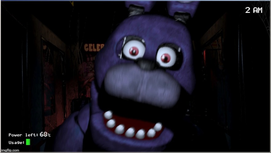Bonnie Jumpscare | image tagged in bonnie jumpscare | made w/ Imgflip meme maker