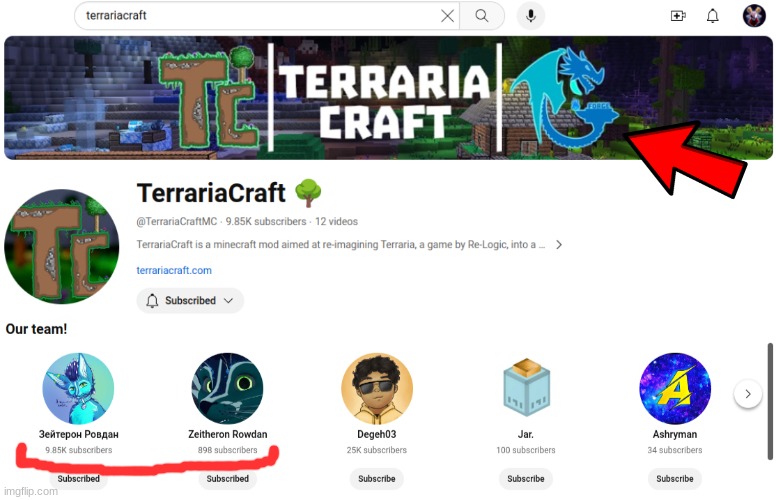 A popular Minecraft mod is owned by furries! (I'm so proud of this community) | image tagged in furry,youtube,minecraft,terraria,video games,channel | made w/ Imgflip meme maker