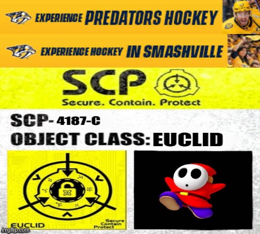 SmashVILLE And SCP-4187-C Label | made w/ Imgflip meme maker