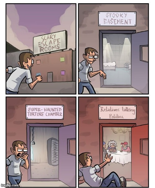 Scary Rooms | image tagged in comics | made w/ Imgflip meme maker