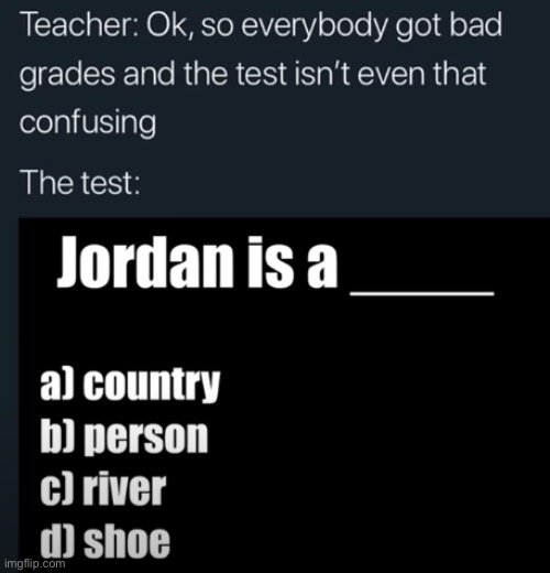 Jordan | image tagged in test | made w/ Imgflip meme maker