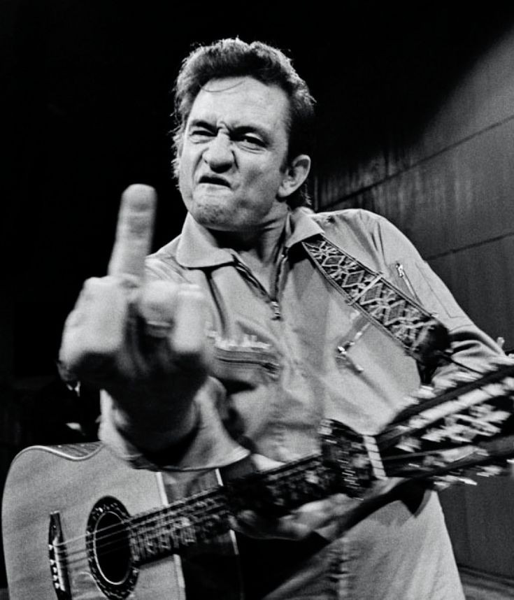 Johnny cash Blank Meme Template