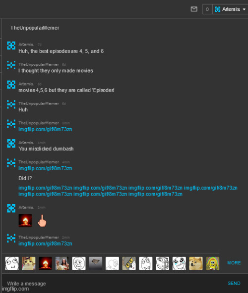 Imagine having a normal conversation about normal things an then... | image tagged in msmg | made w/ Imgflip meme maker