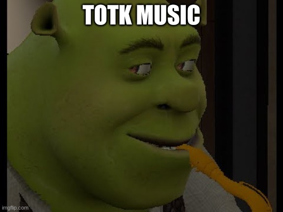 TOTK MUSIC | image tagged in shreksophone | made w/ Imgflip meme maker