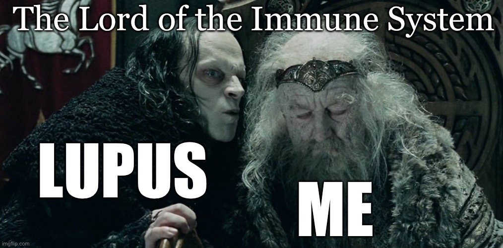 The Lord of the Immune System | The Lord of the Immune System; LUPUS; ME | image tagged in lord of the rings,illness,sick,sickness,old | made w/ Imgflip meme maker