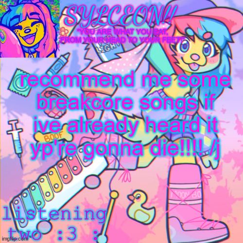guughfhgfgfggfhhhhhhhhhhjtfyhhgf | recommend me some breakcore songs if ive already heard it yp're gonna die!!!! /j | image tagged in this is sylceon speakjin and ur listenin 2 4lung | made w/ Imgflip meme maker