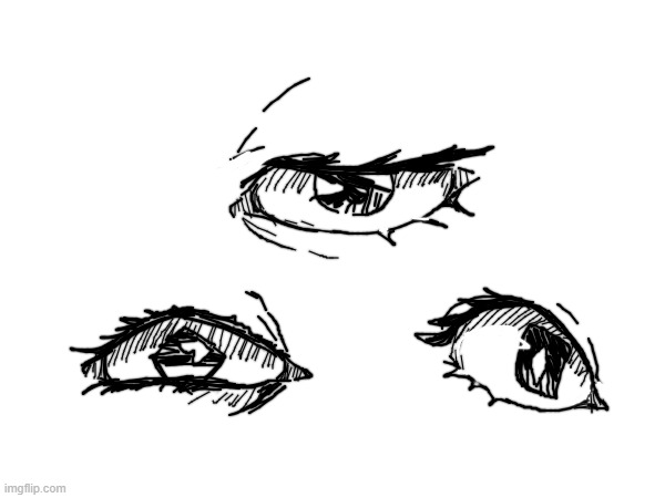 why were y'all drawing eyes | made w/ Imgflip meme maker