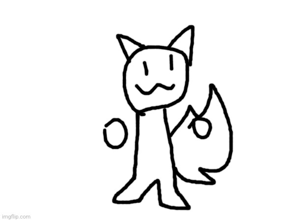 I drew the tail bigger | made w/ Imgflip meme maker