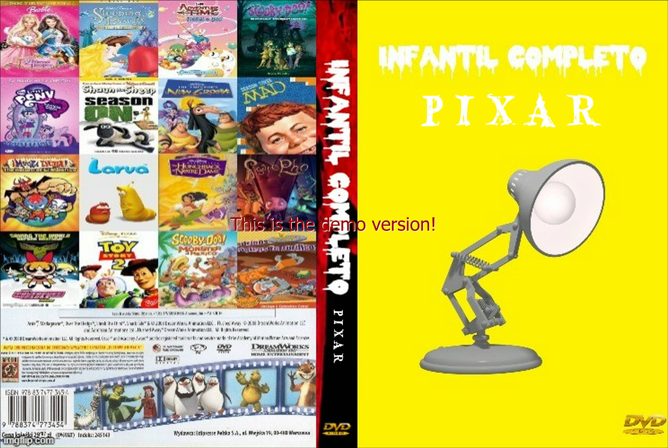 Full Kids Pixar DVD Blank Meme Template