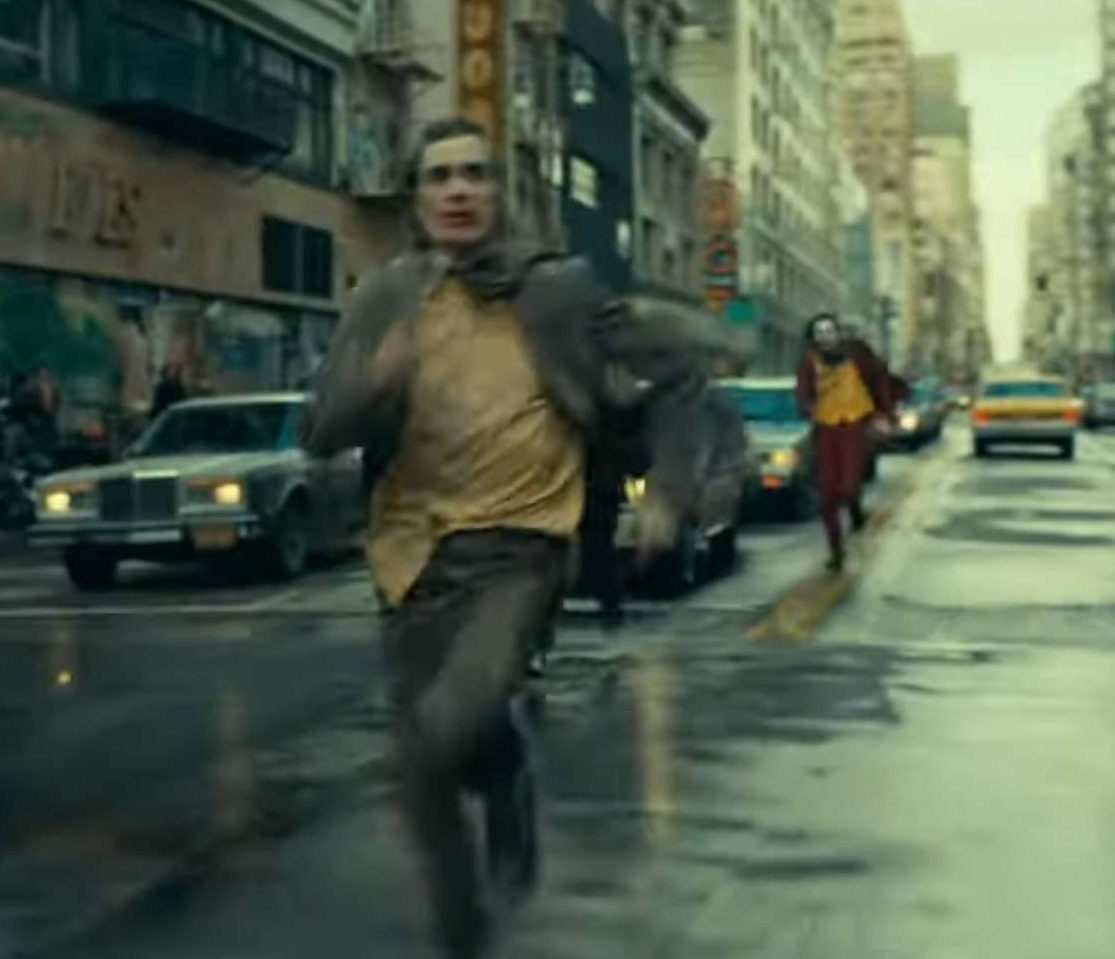 Joker chasing Joker Blank Meme Template