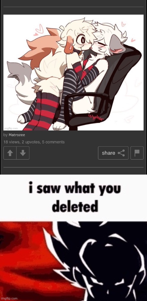 image tagged in i saw what you deleted | made w/ Imgflip meme maker