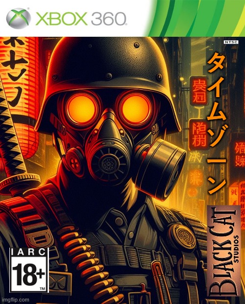TimeZone(Japanese Xbox and PC Cover Art) | タ
イ
ム
ゾ
ー
ン | image tagged in timezone,major game cover art,movie,cartoon,idea,game | made w/ Imgflip meme maker