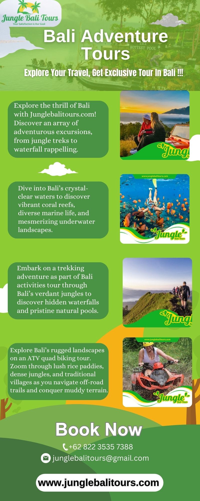Bali Adventure Tours Blank Meme Template