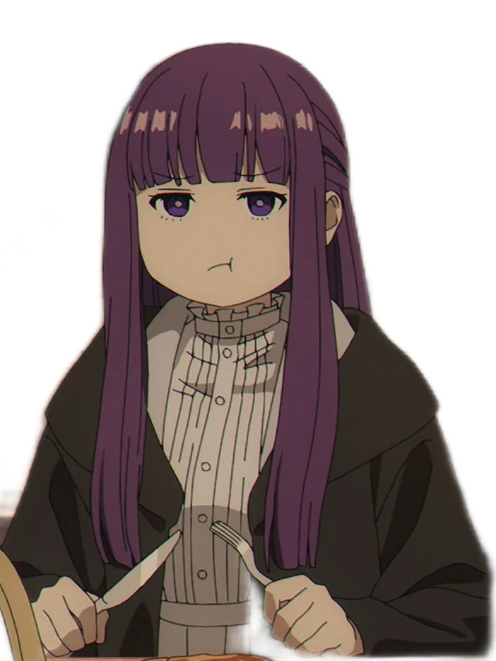 High Quality Fern Sousou no Frieren Blank Meme Template