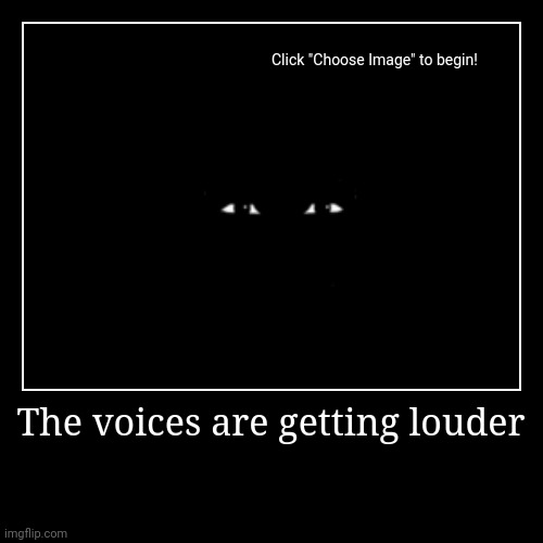The voices are getting louder | | made w/ Imgflip demotivational maker