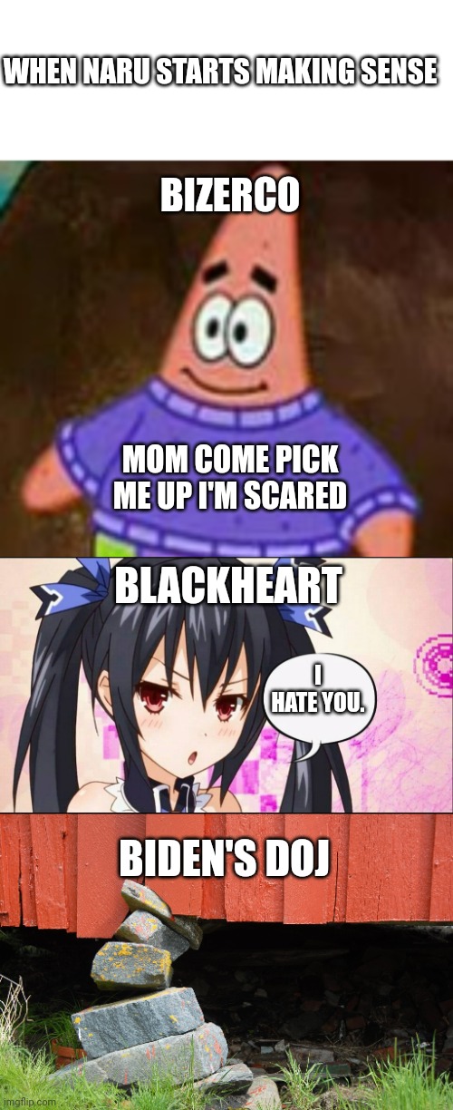 Image tagged in blank white template,mom come pick me up im scared,baka ...