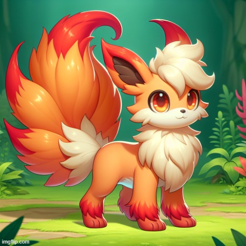 HD Flareon! | image tagged in flareon | made w/ Imgflip meme maker