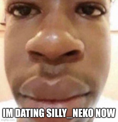 its oficial | IM DATING SILLY_NEKO NOW | image tagged in goofy ahh man | made w/ Imgflip meme maker