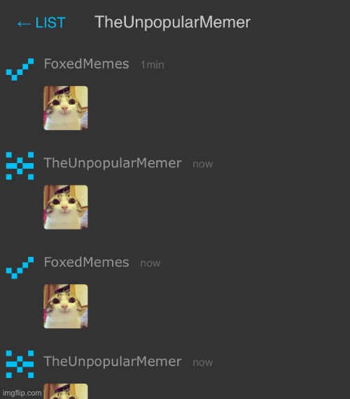 foxedmemes memechat leaked | made w/ Imgflip meme maker