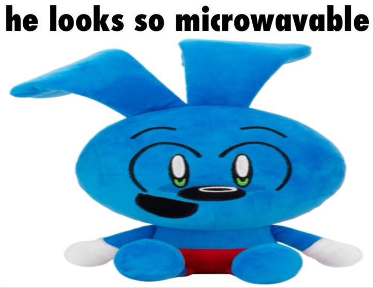 Riggy the Microwavable Plushie Blank Meme Template