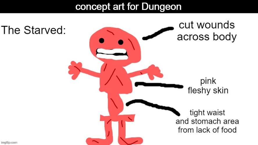 concept art for Dungeon | made w/ Imgflip meme maker