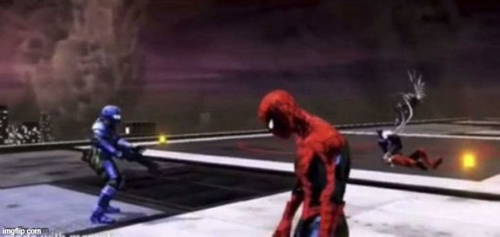 sad spiderman still image | image tagged in sad spiderman still image | made w/ Imgflip meme maker