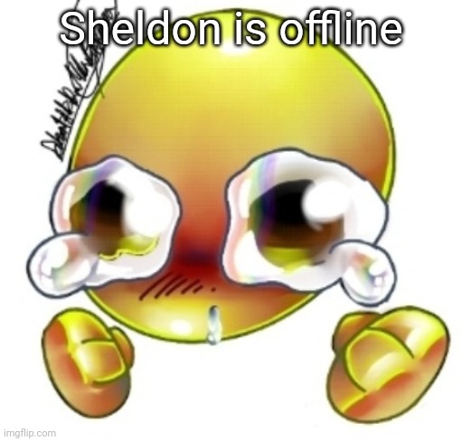 Ggghhhhhghghghhhgh | Sheldon is offline | image tagged in ggghhhhhghghghhhgh | made w/ Imgflip meme maker