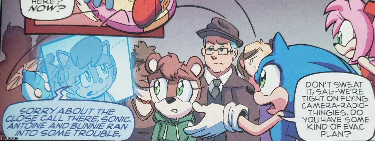 Linkare in a Sonic comic | made w/ Imgflip meme maker