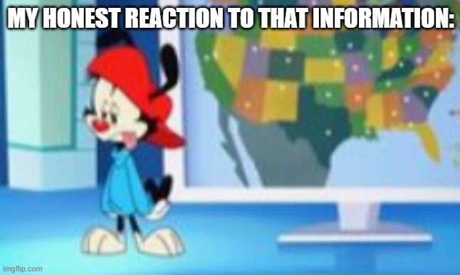 So true | MY HONEST REACTION TO THAT INFORMATION: | made w/ Imgflip meme maker