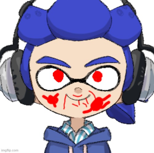 Blook (Inkling Version + Berserked) | image tagged in blook inkling version berserked | made w/ Imgflip meme maker