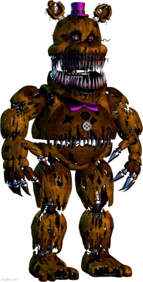 nightmare fredbear | image tagged in nightmare fredbear | made w/ Imgflip meme maker