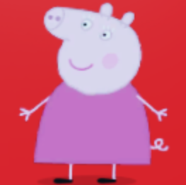 High Quality Granny Pig Blank Meme Template