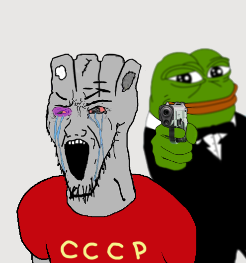 Pepe about to kill Mobik Blank Meme Template